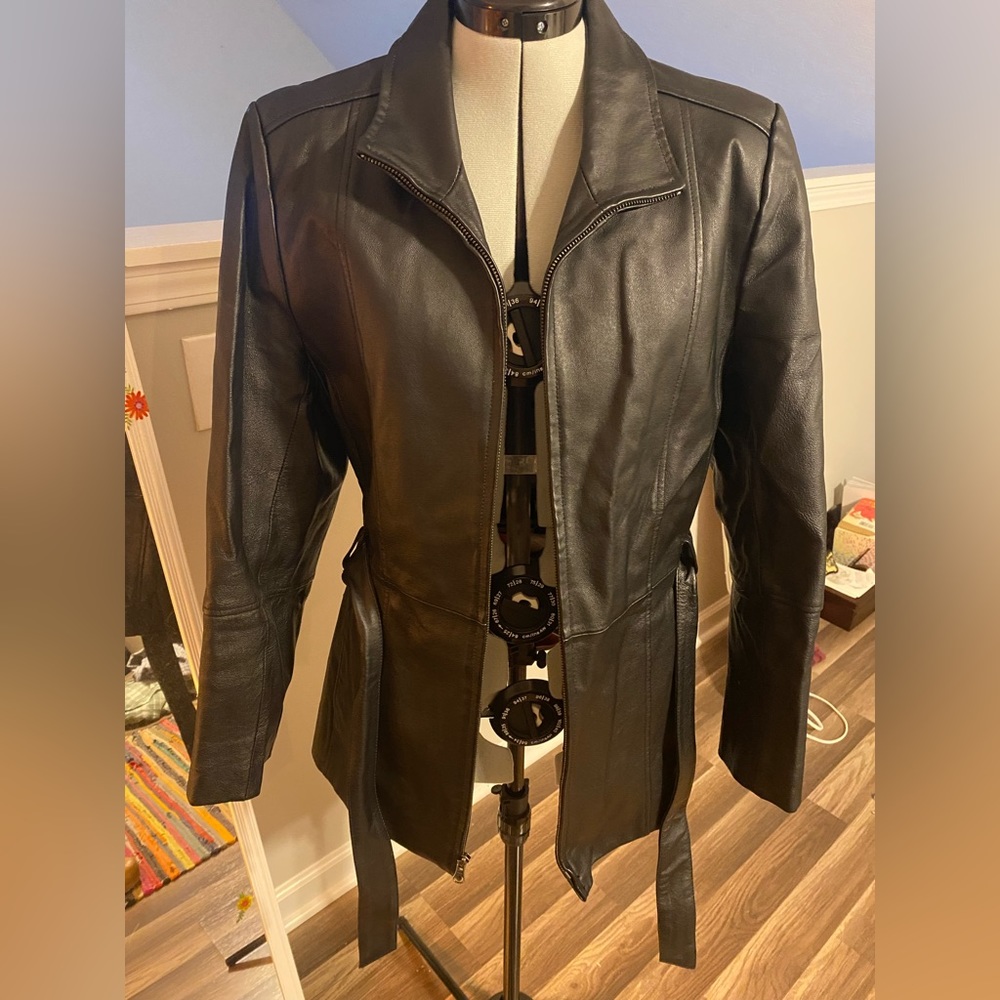 Faux Leather Jacket
